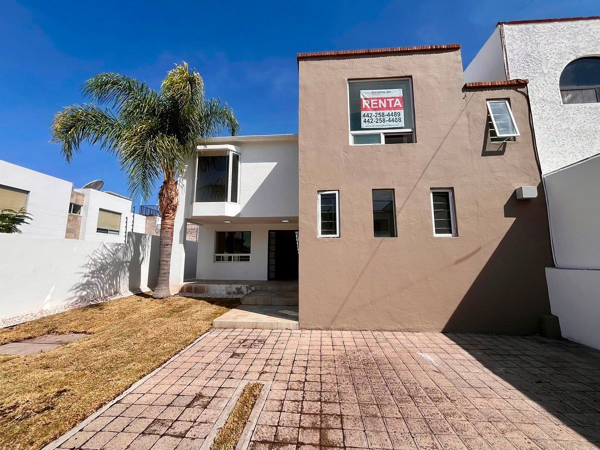 CASA EN RENTA DE 3 RECÁMARAS FRENTE A PARQUE, PRIVADA JURIQUILLA, QRO., foto 1 de 18