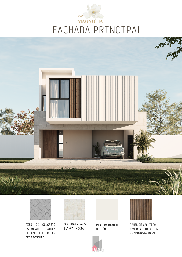 F384.- CASA À VENDA HACIENDA EL RETIRO - MODELO MAGNOLIA - LOTE 56, foto 1 de 8