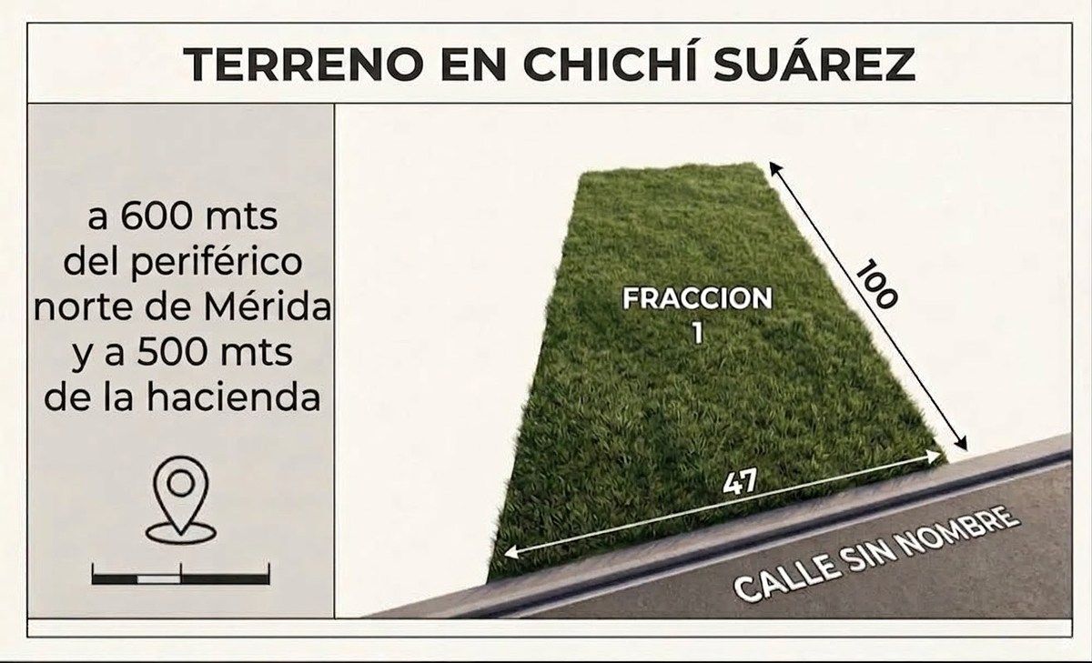 Lote em Chichi Suárez, Mérida, foto 2 de 11