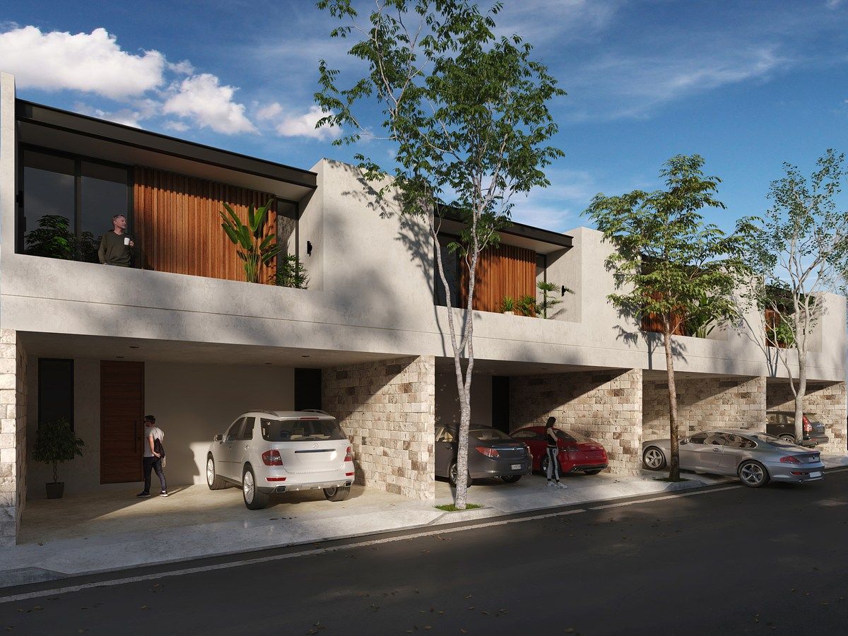 TOWNHOMES IN ESPIGA RESIDENTIAL | 3 BEDROOMS, POOL | CUMBRES DE DZITYÁ, photo 1 of 8