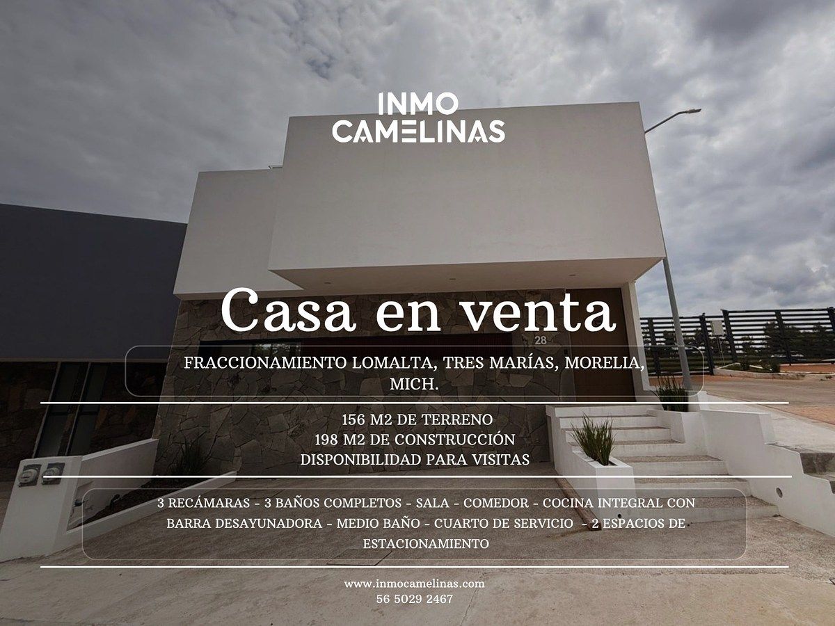 Casa à Venda em Lomalta 01, Tres Marías, Morelia, Michoacán, foto 1 de 22
