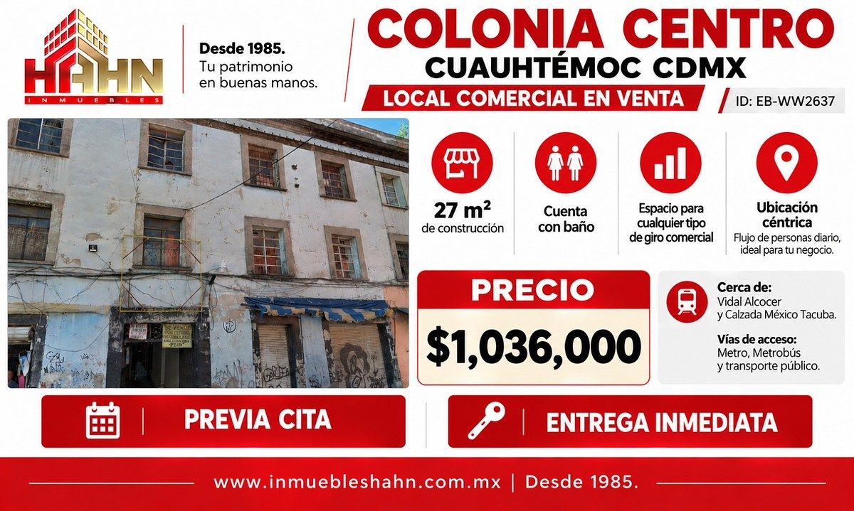 Local em Centro (Área 3), Cuauhtémoc, foto 2 de 10