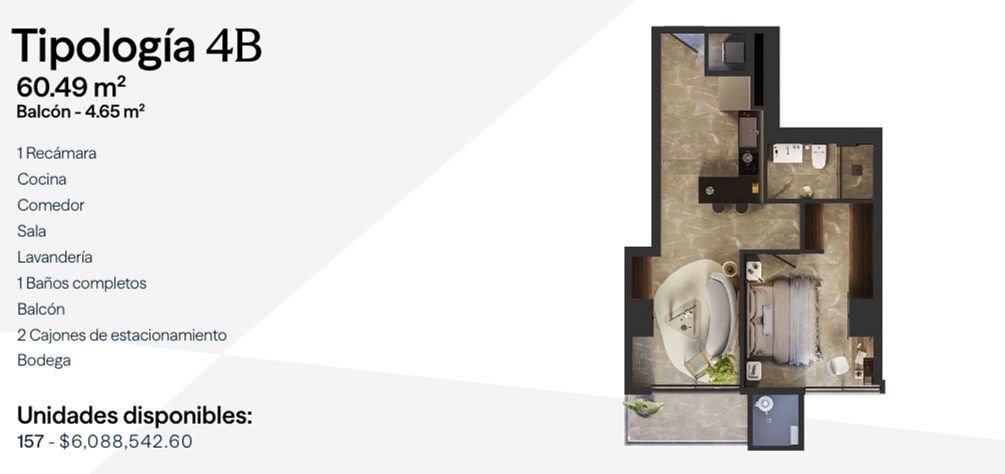 Apartamento em Privada Valle Poniente, Santa Catarina, foto 17 de 28