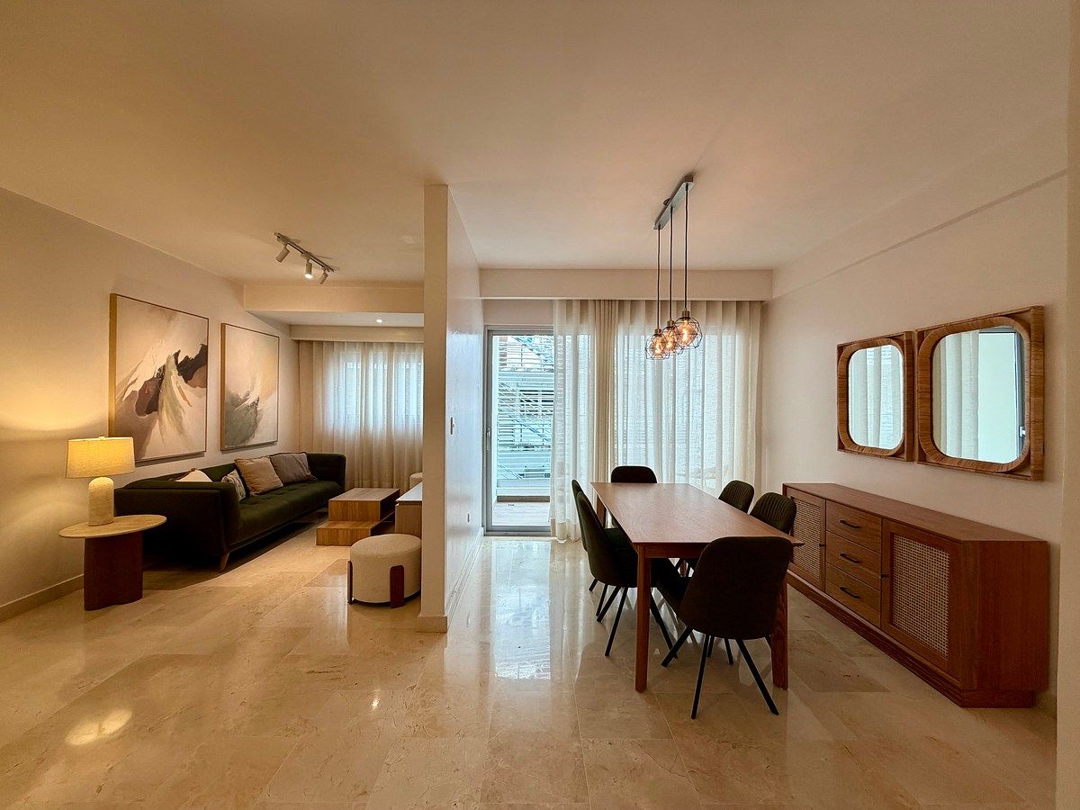En alquiler apartamento de 1 habitación amueblado | Naco, foto 1 de 15