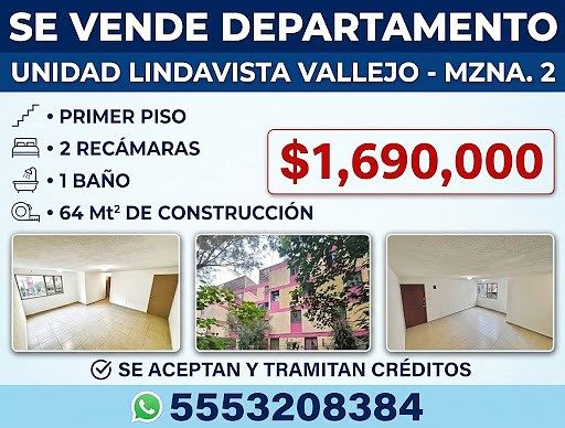 Departamento en Lindavista Vallejo II Sección, Gustavo A. Madero, foto 10 de 10