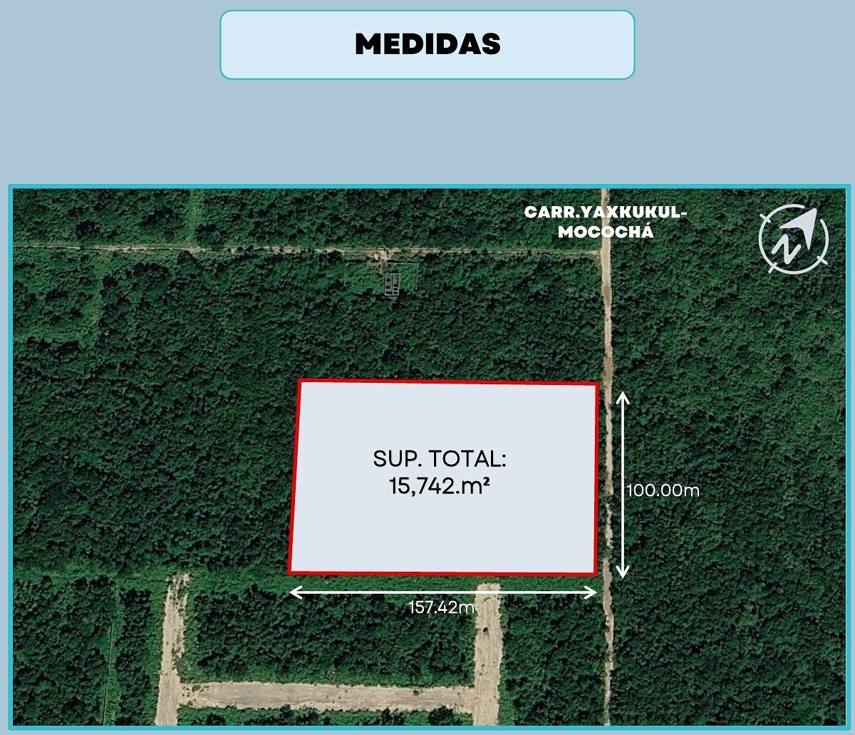 TERRENO À VENDA (JUNTA DE 2 LOTES) EM YAXKUKUL PERTO DE CONKAL (IVT-2837), foto 1 de 4