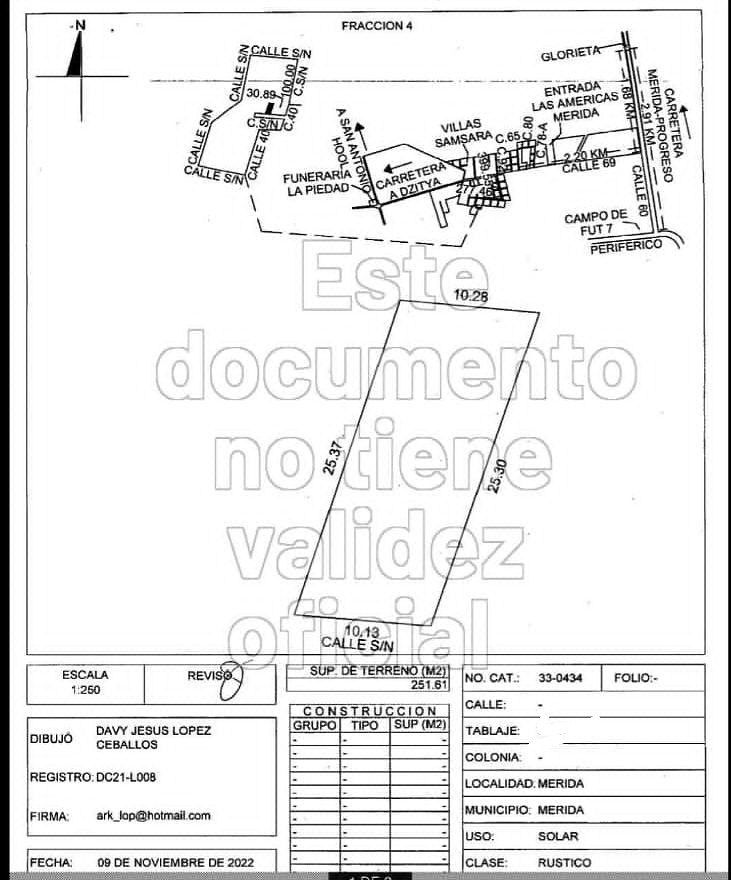 RESIDENTIAL LAND NORTH OF MERIDA IN DZITYA - foto 1