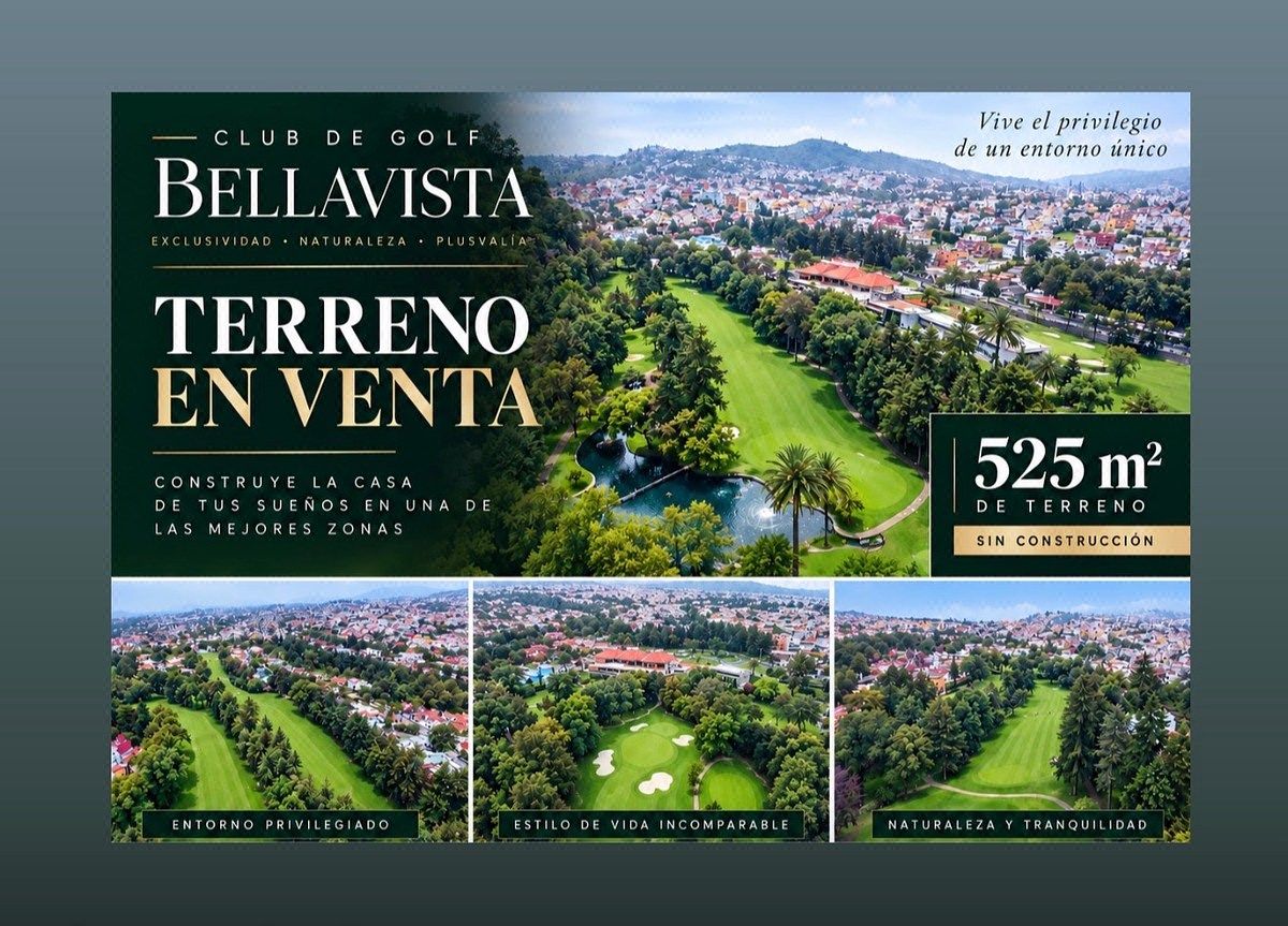 ¡ÚLTIMA OPORTUNIDAD! Terreno en Venta dentro del Club de Golf Bellavista, foto 1 de 2