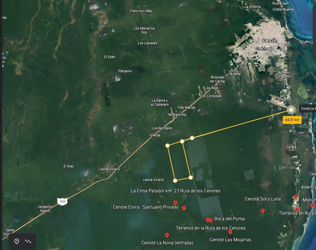 1000 HECTARES EM CANCUN, INVESTIMENTO EM CONSERVAÇÃO, ECOTURISMO E APROVEITAMENTO, foto 1 de 7