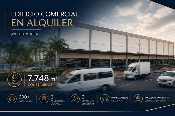 Edificio comercial alquiler Ave. Luperon / 7,748 m2, foto 1 de 3