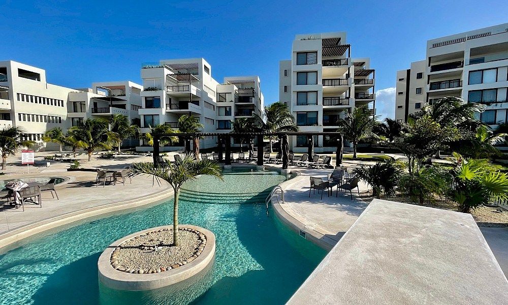 Departamento frente al mar en Almares | Marina Kinuh, Telchac Puerto, foto 1 de 14