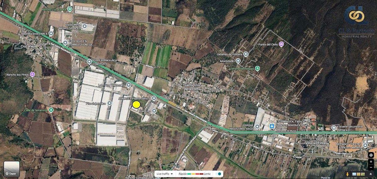 Terra industrial em Santa Cruz de la Loma (Tepetates), Tlajomulco de Zúñiga, foto 4 de 4