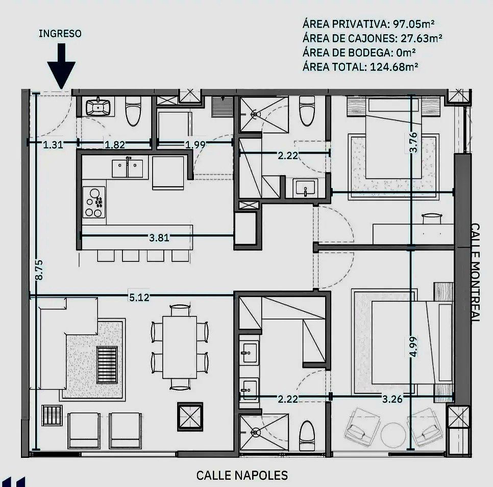 Apartamento em Italia Providencia, Guadalajara, foto 17 de 17