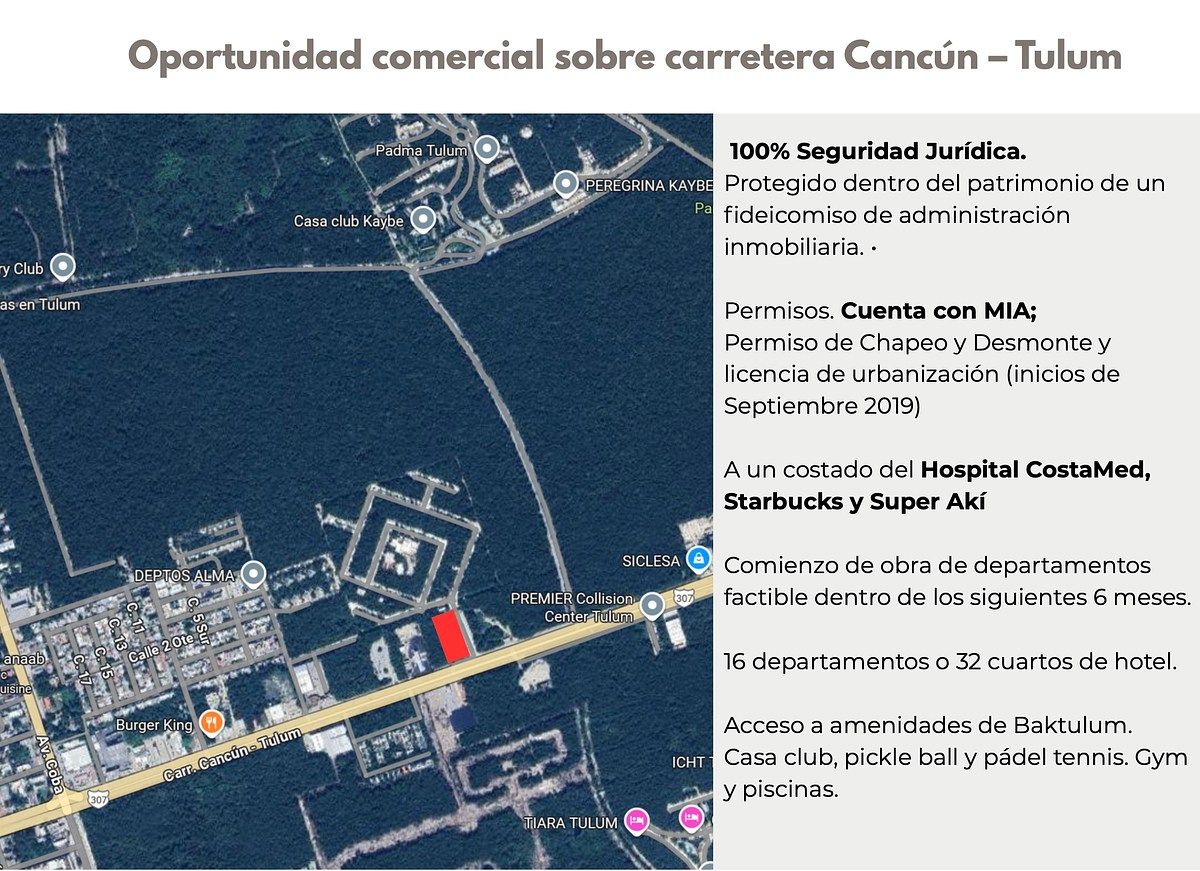 Terreno comercial en Carretera Tulum - Cancún, Tulum, foto 15 de 19