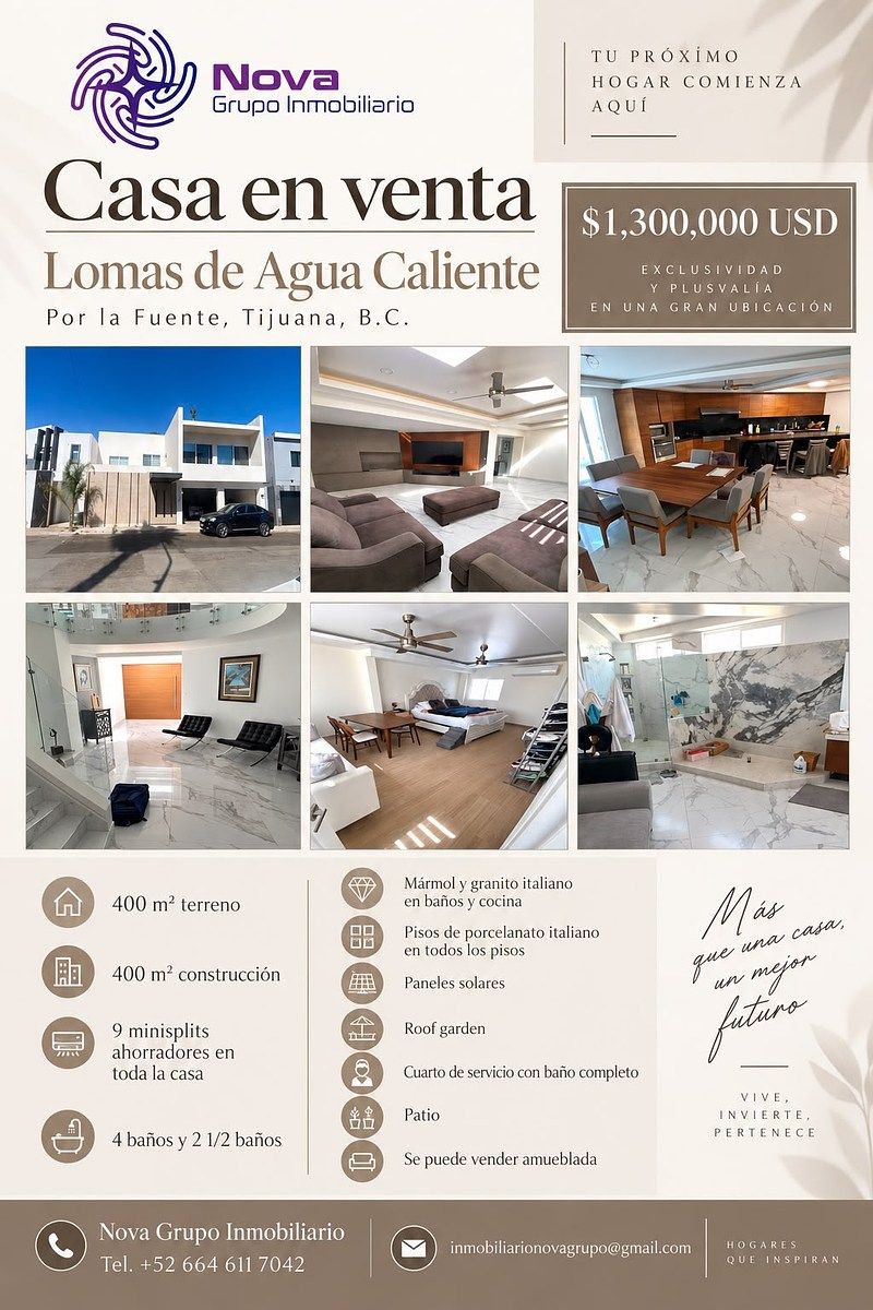 Casa à venda em Lomas de Agua Caliente, Tijuana, foto 1 de 1