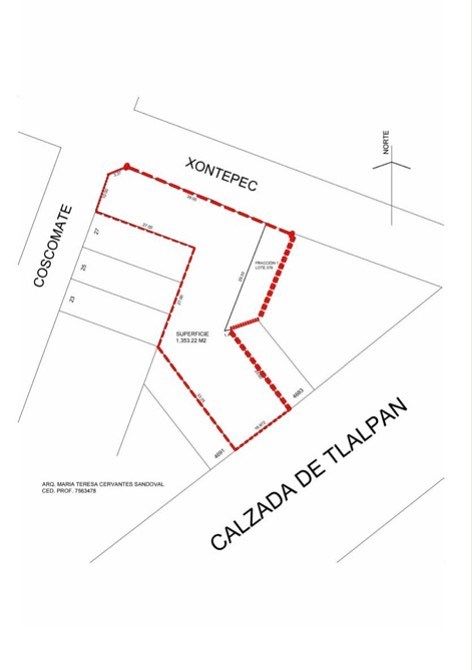Lote em Toriello Guerra, Tlalpan, foto 2 de 3