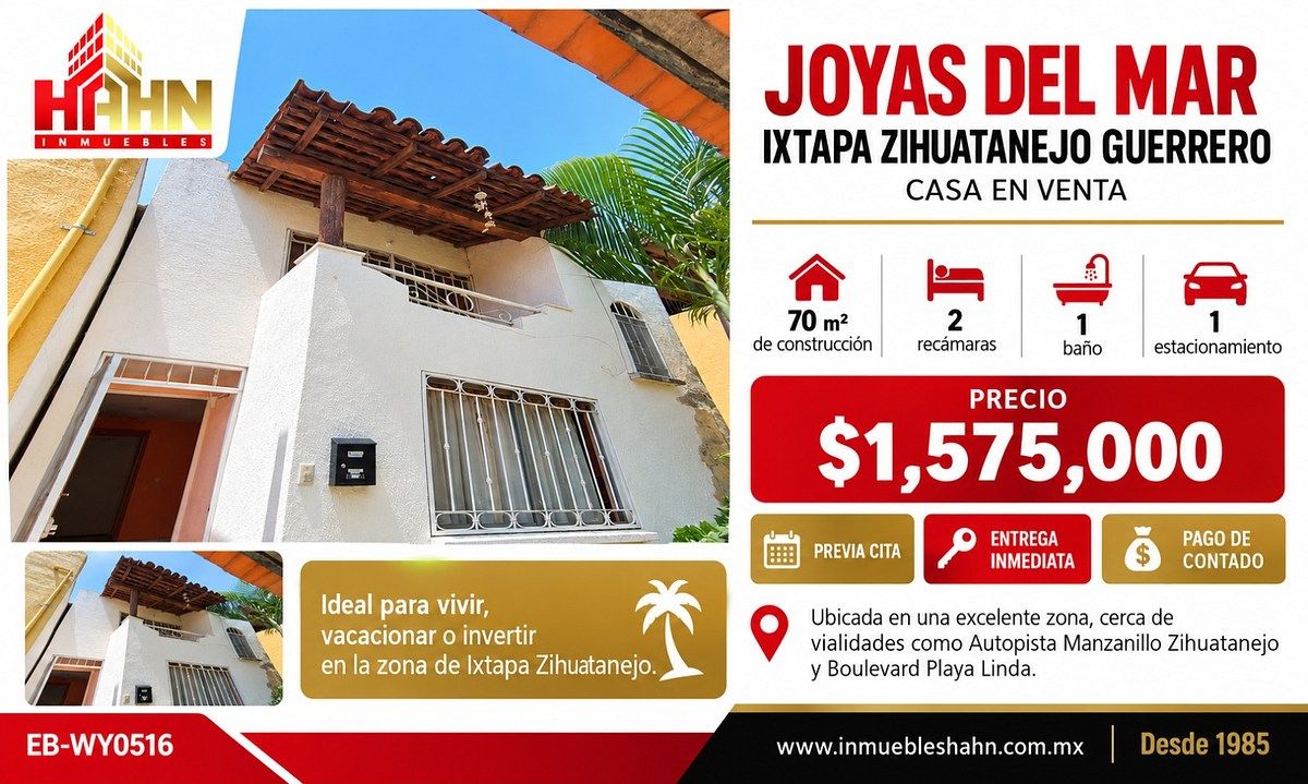 Casa en condominio en La Joya, Zihuatanejo de Azueta, foto 2 de 9