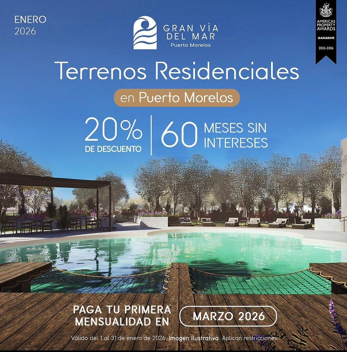 Venda de Lotes Residenciais em Puerto Morelos, Quintana Roo, foto 1 de 13