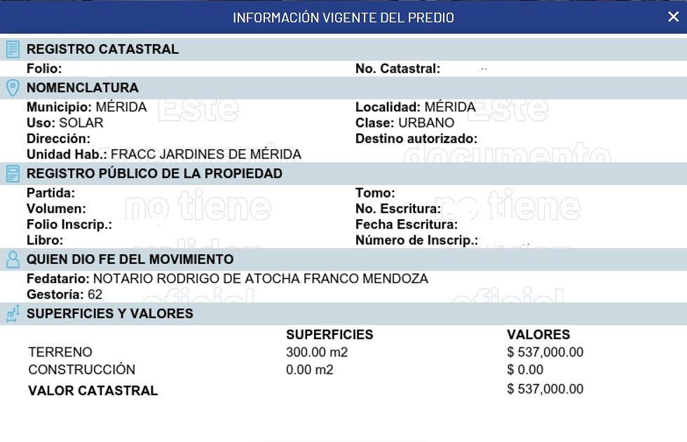 Lote em Los Pinos, Mérida, foto 5 de 7