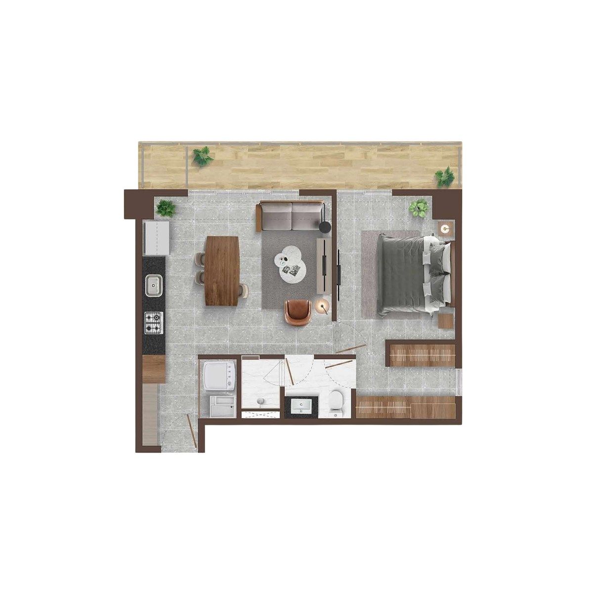 Apartment in Jardín Real, Zapopan, photo 2 of 8