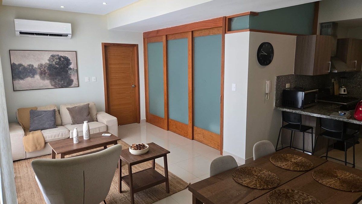 Se renta apartamento amueblado en el sector SERRALLÉS, foto 1 de 10
