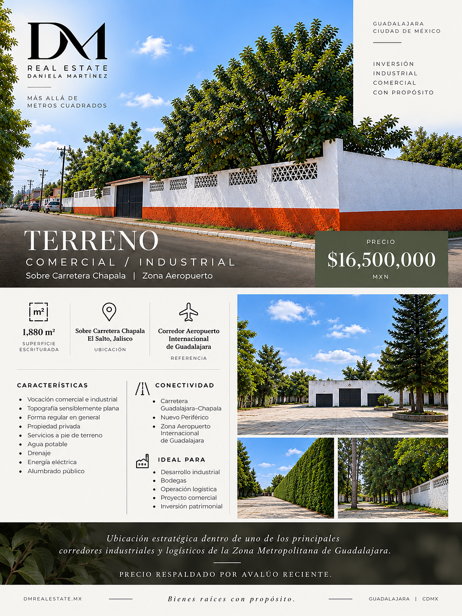 Terra industrial em San José del Quince, El Salto, foto 2 de 13