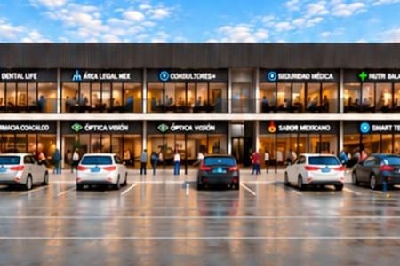 New Commercial Spaces on Main Road in Coacalco