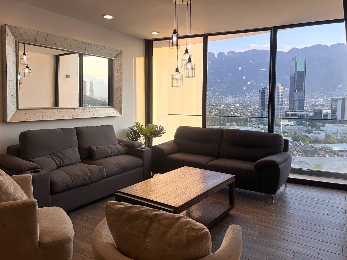 Departamento amueblado en Renta, Etherea, Zona San Jerónimo.-$35,500 pesos, foto 1 de 19