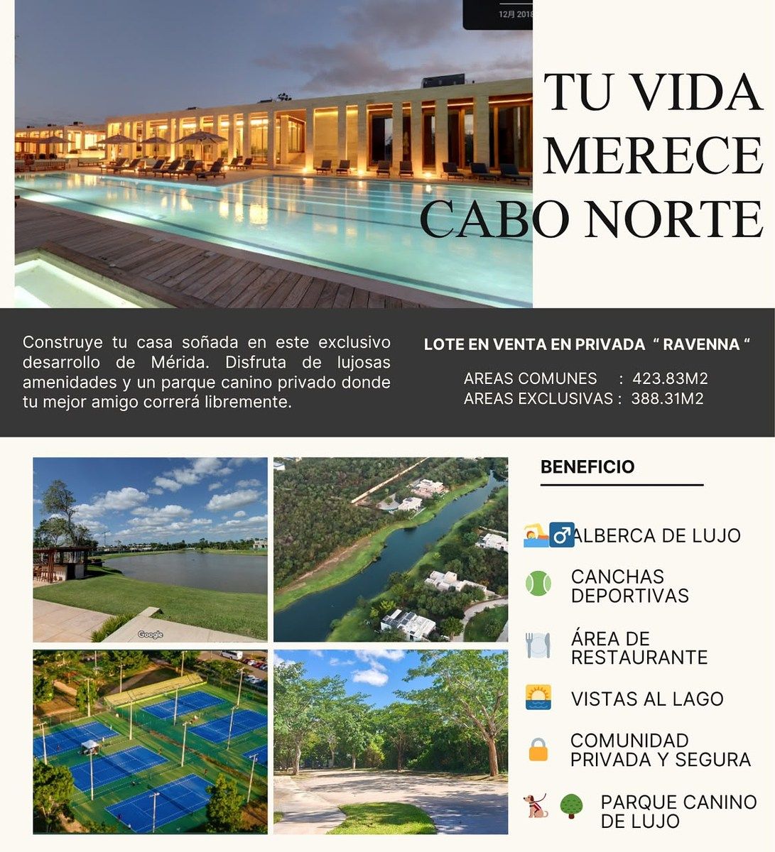 Lote em Cabo Norte, Mérida, foto 2 de 2