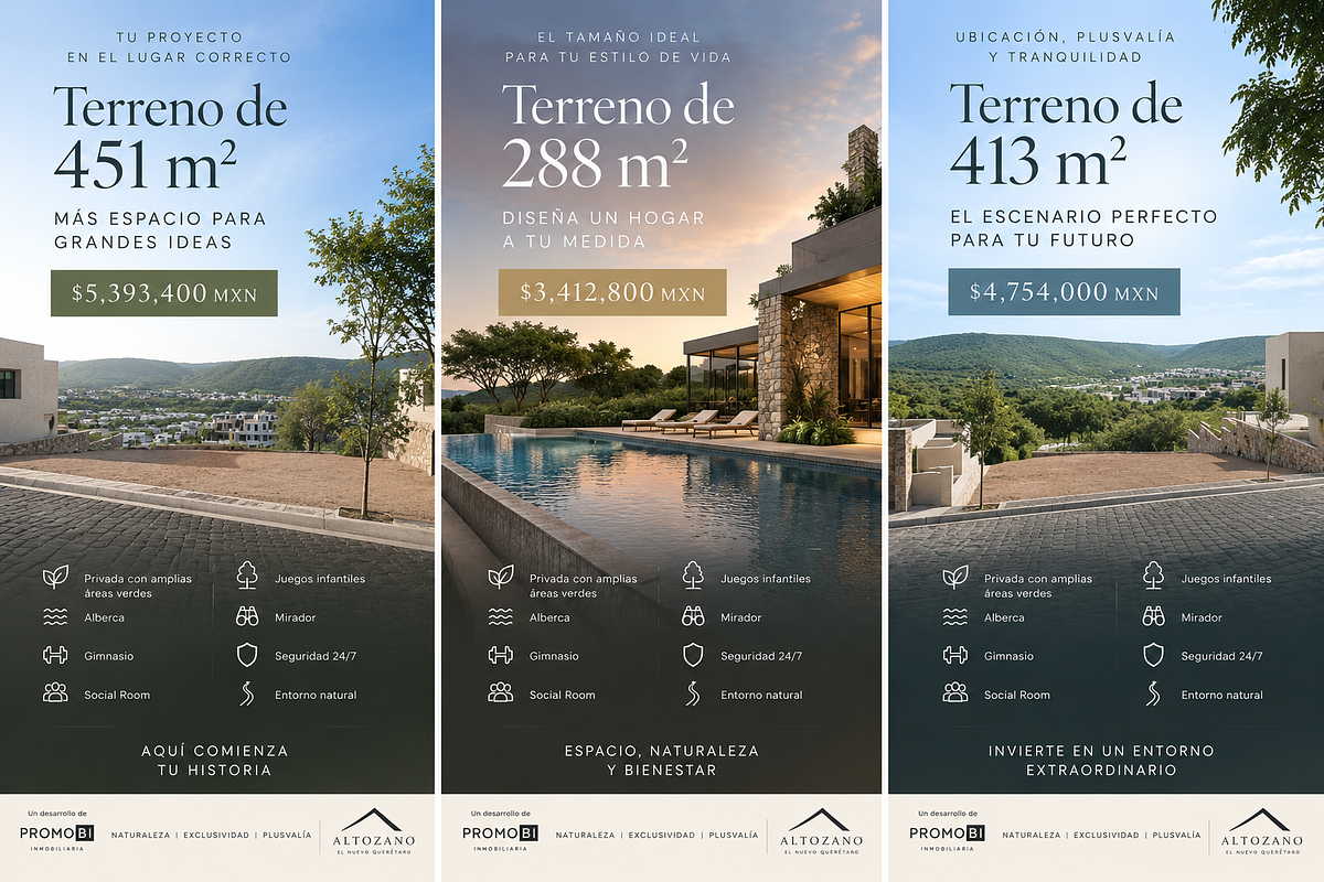 TERRENOS EN VENTA  EN  ALTOZANO UNICA CON AMENIDADES, foto 1 de 4