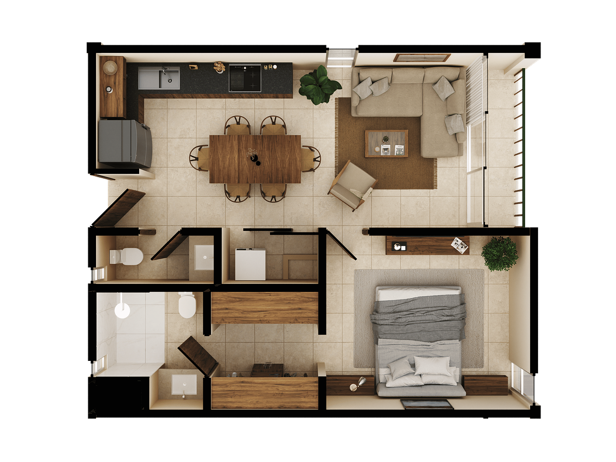 Apartamento em Dzityá, Mérida, foto 8 de 15