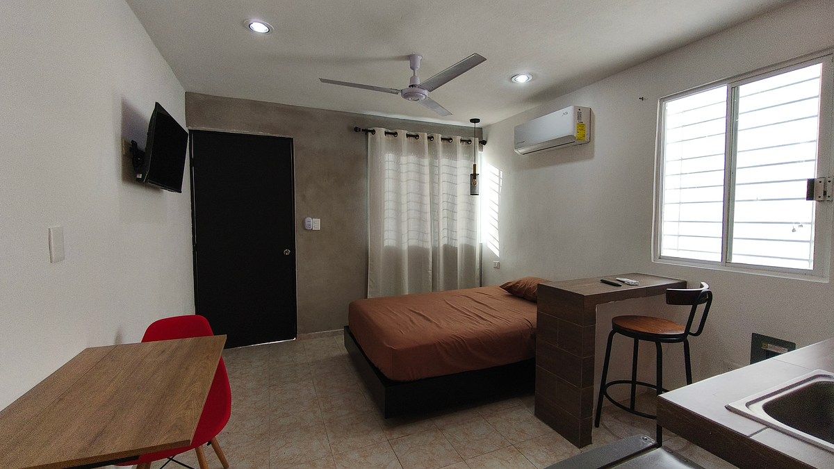 Departamento amueblado tipo Estudio en renta, en Las Americas, Merida Yucatan, foto 1 de 15
