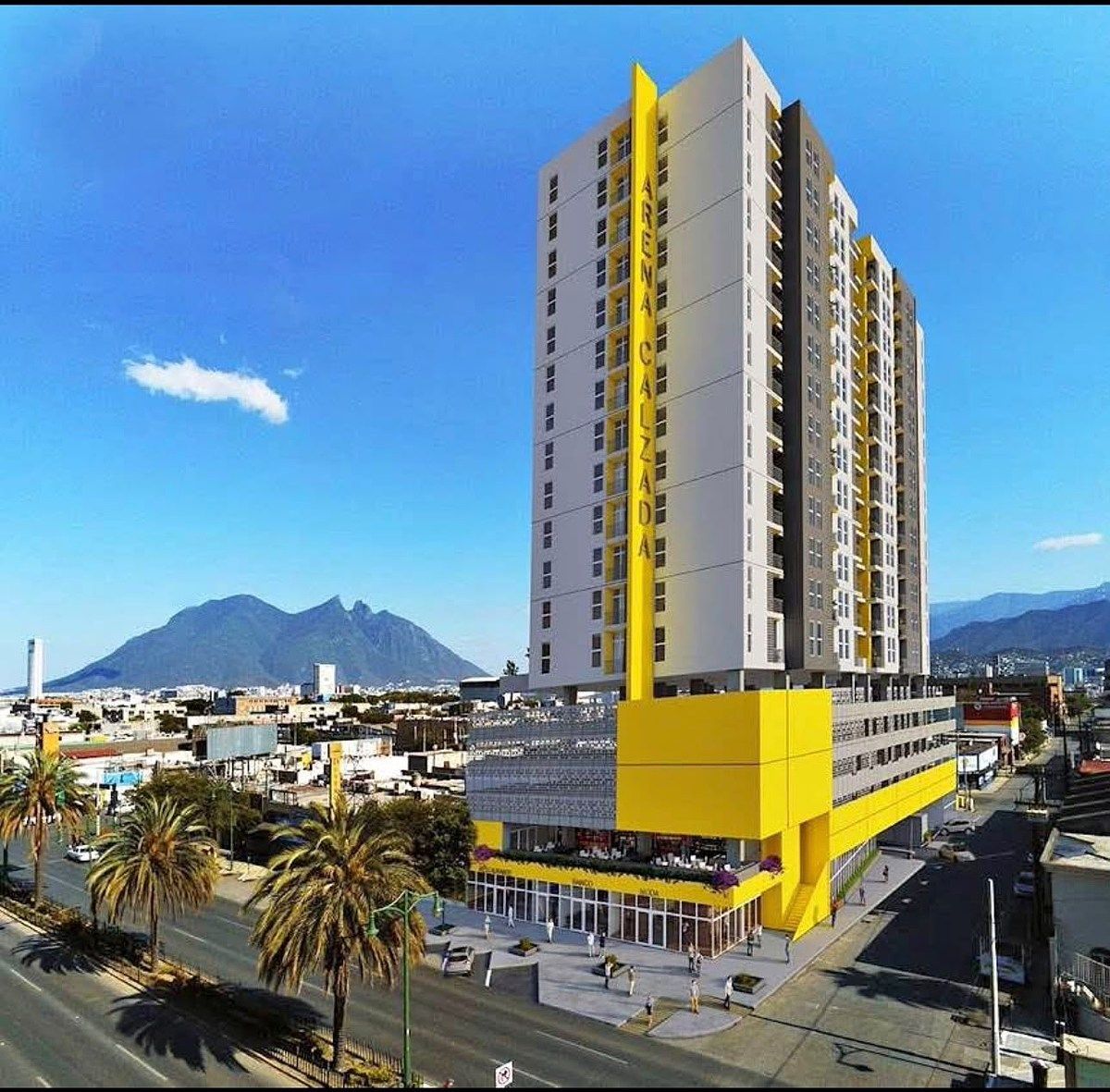 ALUGUEL Apartamento, Torre Arena Calzada, 67m2, Monterrey, NL, México, foto 1 de 11