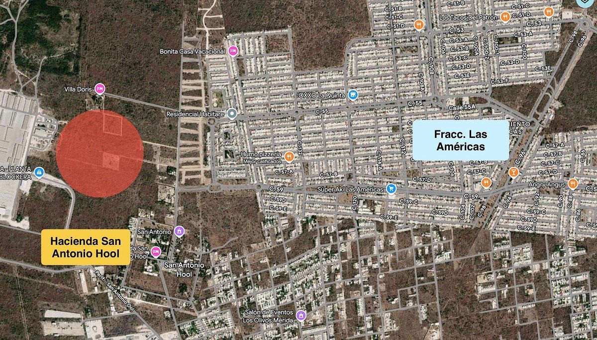 TERRENO DE 1,5 HECTARES SAN ANTONIO HOOL MÉRIDA AO LADO DO FRACC LAS AMERICAS, foto 1 de 4