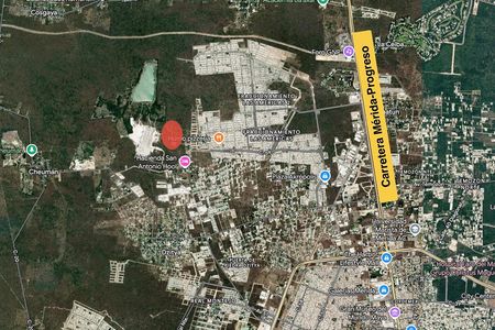1.5 HECTARE LAND SAN ANTONIO HOOL MÉRIDA NEXT TO FRACC LAS AMERICAS