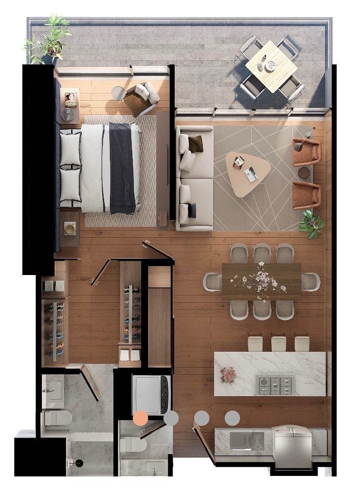 Apartment in Jardines del Pedregal, Álvaro Obregón, photo 2 of 18