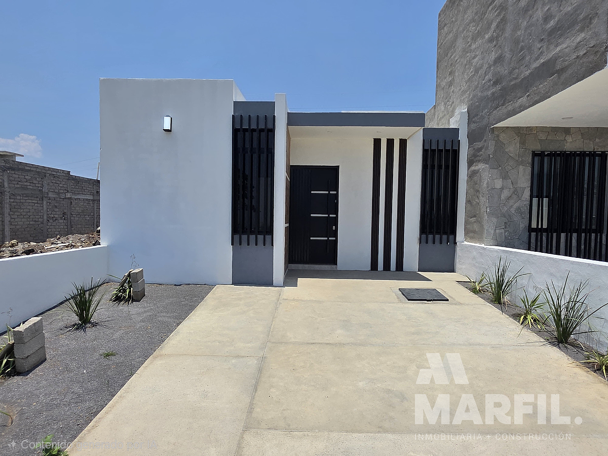Venta de Casa de 1 planta y 2 Recámaras al norte de Villa de Alvarez