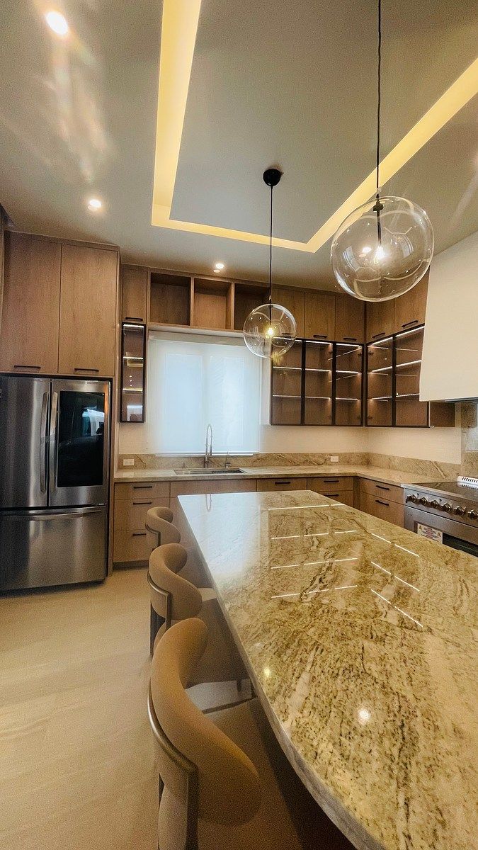 Cocina diseño contemporáneo cubierta de cuarzo y gavetas luz, foto 6 de 29