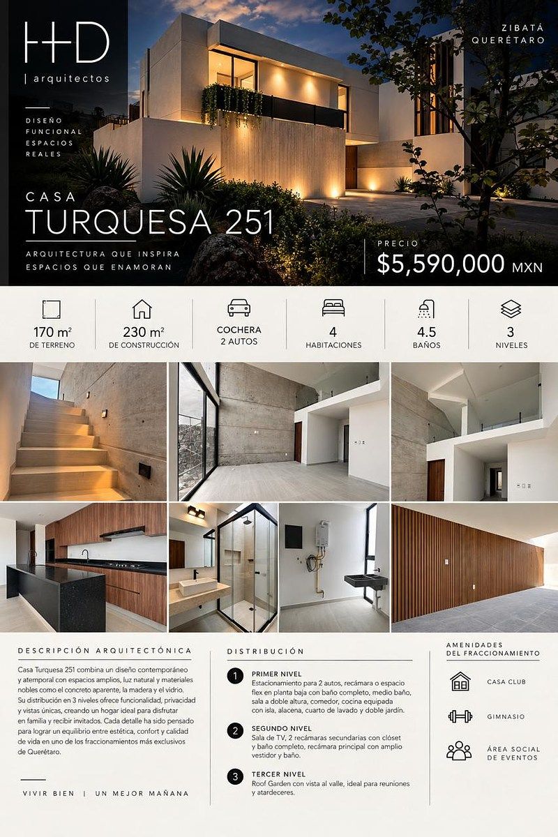Casa en condominio en Zibatá, El Marqués, foto 6 de 12