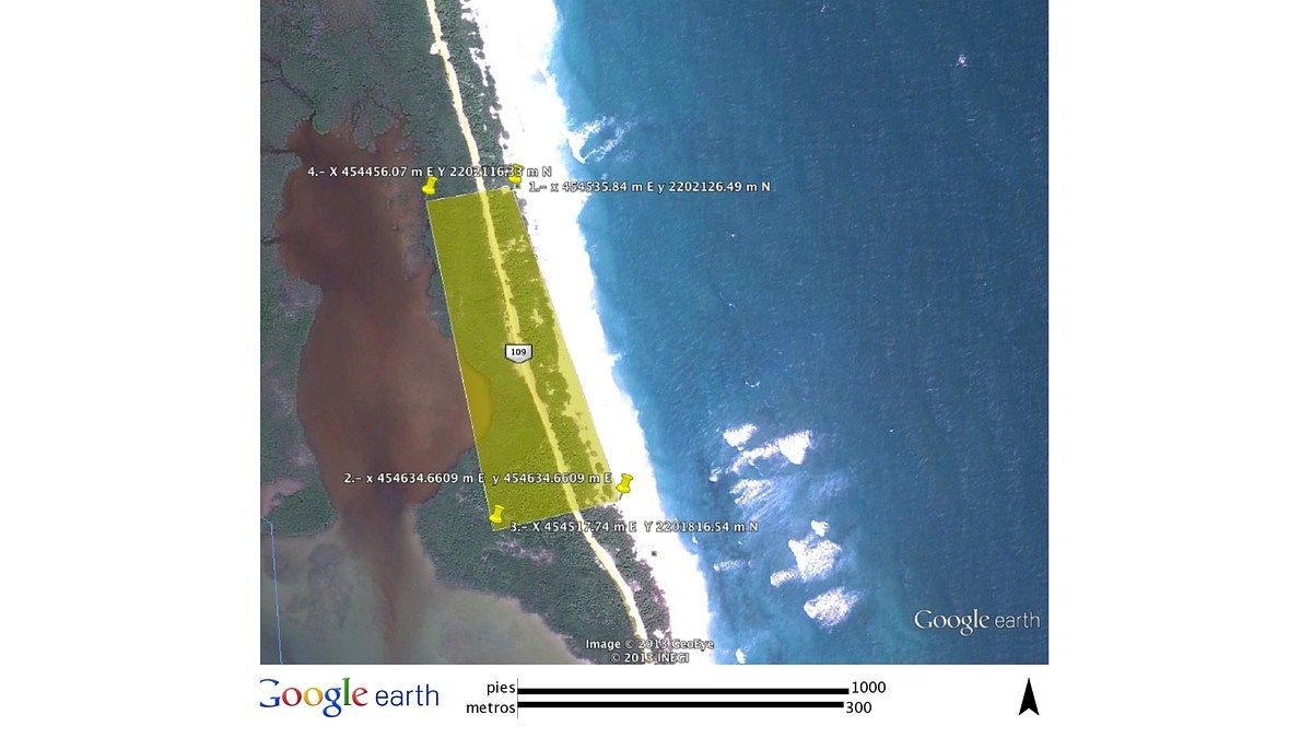 Terreno Frente al Mar en Sian Ka’an en Venta - foto 2