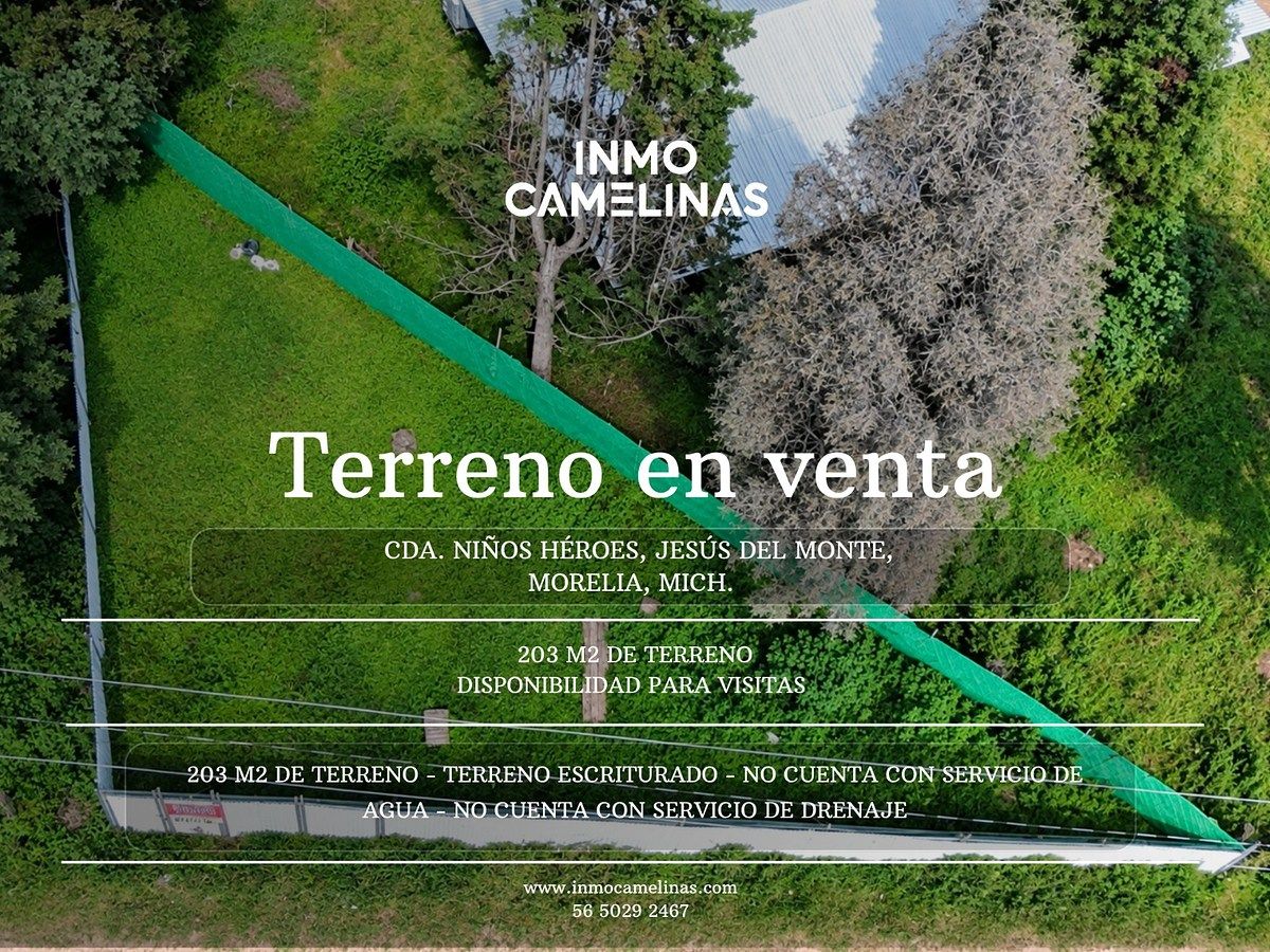 *Terreno en Venta en Cda. Niños Héroes, Jesús del Monte, Morelia, Michoacán, foto 1 de 3