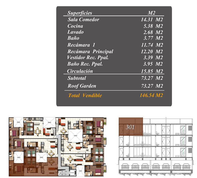 Department with Private Roof and 2 Parking Spaces in Portales Sur - foto 2