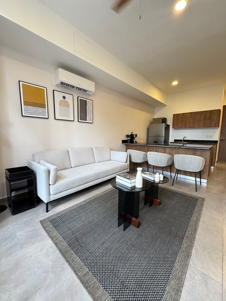 Apartamento mobiliado de 2 quartos para alugar em Montebello, Mérida, foto 1 de 22