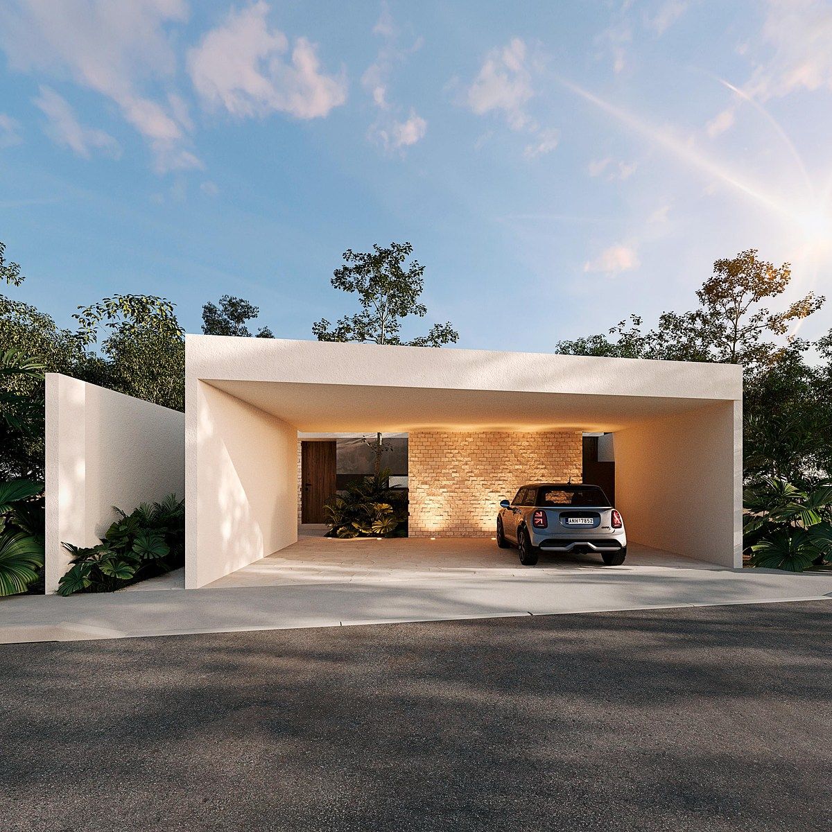 Casa de una planta en venta en Cholul fuera de privada - foto 1