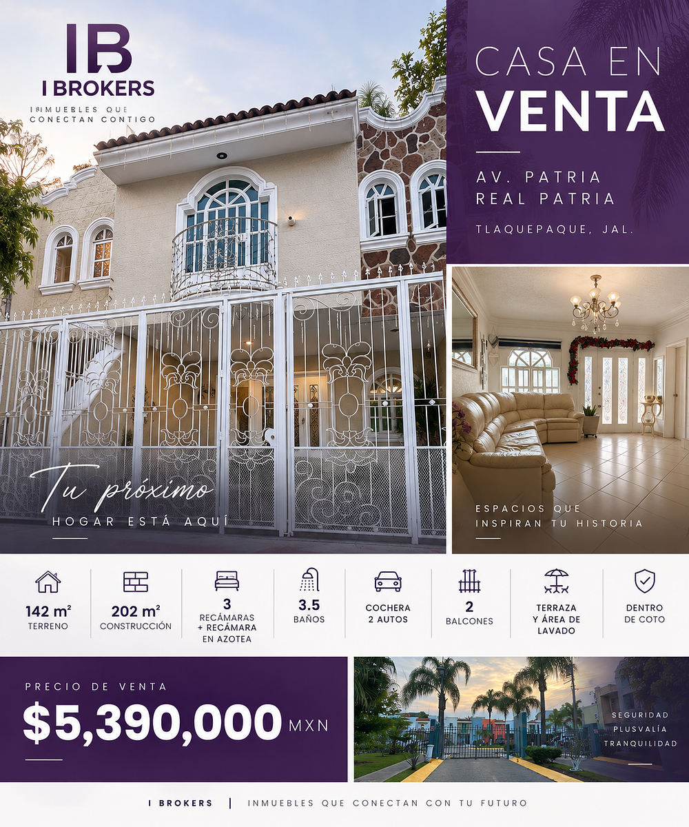 🏡 CASA EN VENTA | AV. PATRIA – REAL PATRIA, TLAQUEPAQUE - foto 1