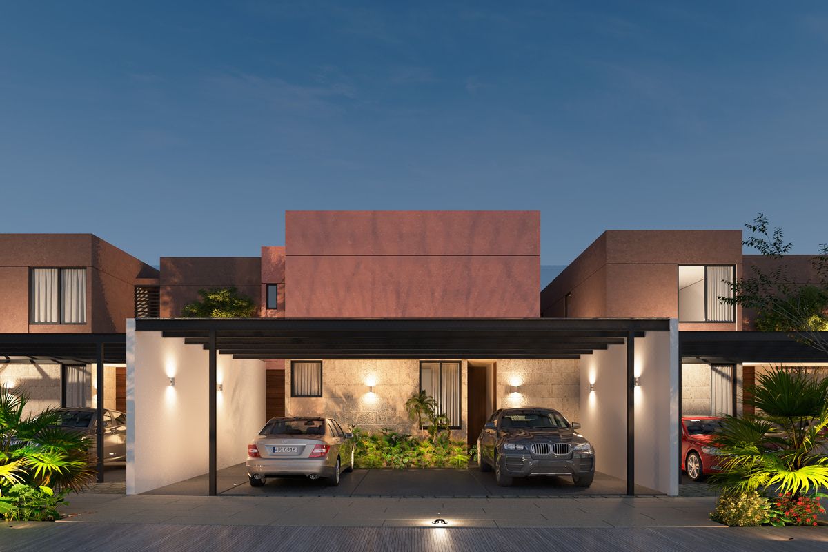 Casa en Venta en Mérida. Privada Návita, Modelo A1 en Santa Gertrudis Copó