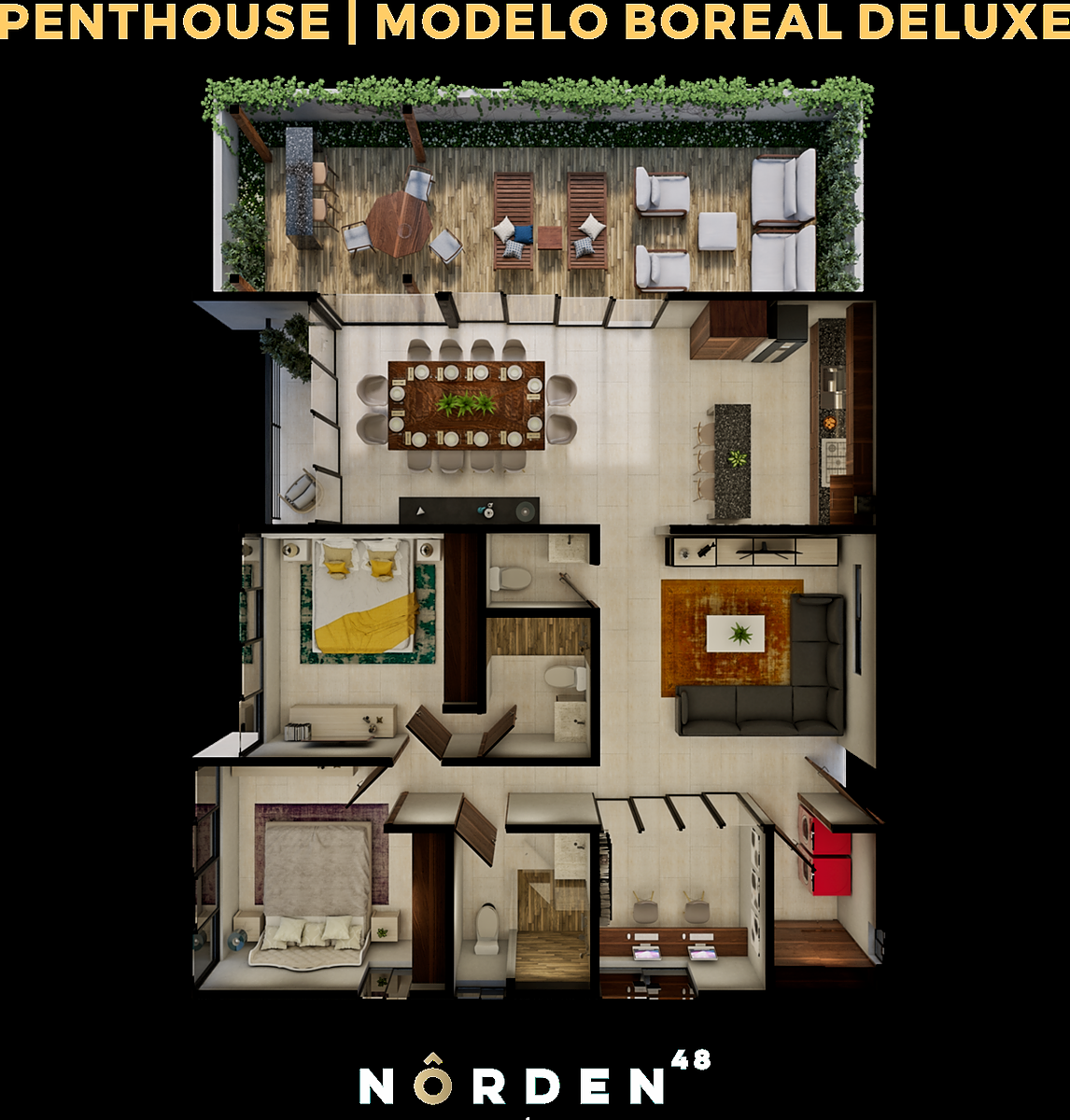 7 de 9: Penthouse Boreal Deluxe