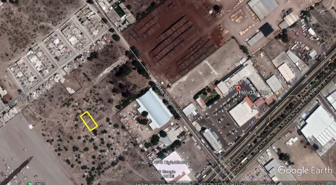 Terreno listo para construir cercano al Blvd. Francisco Villa