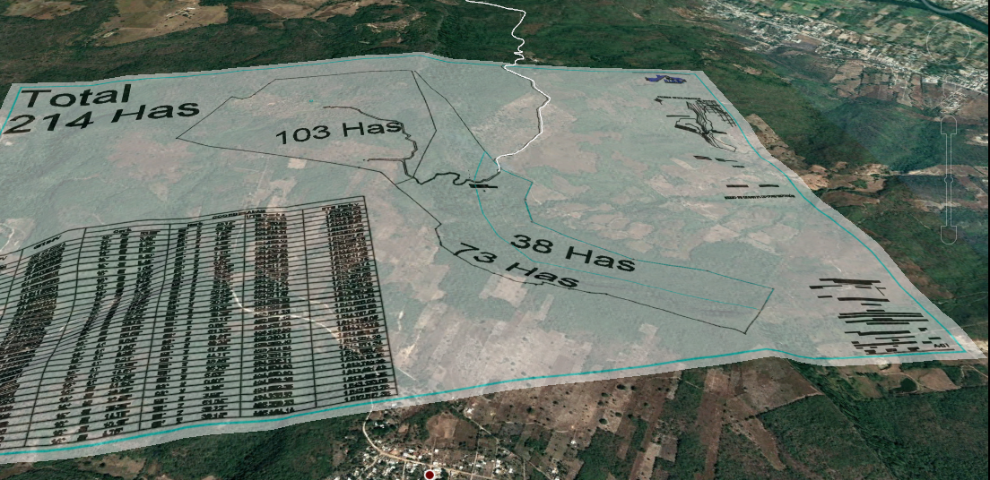 203 hectáreas $600 mil x hectárea , Tuxtla Gutierrez Chiapas. Escritura pública
