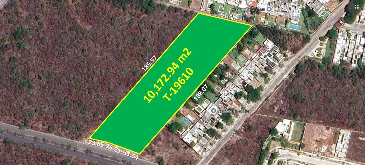 Terreno de 10,172.94 m2 en Cholul, Mérida, Yucatán
